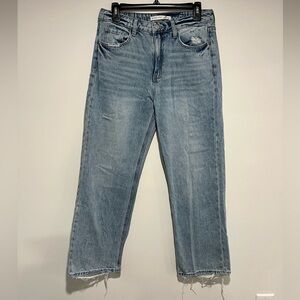 Altar'd State Light Blue Straight Leg Jeans
